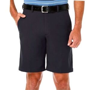 HAGGAR,MENS, COOL 18 PRO, FLAT FRONT SHORTS. ULTRA COMFORTABLE QUICK-DRY.SIZE 36